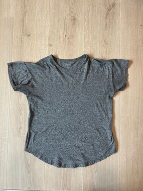 Madewell Heather Gray Short-Sleeve Crewneck Tee